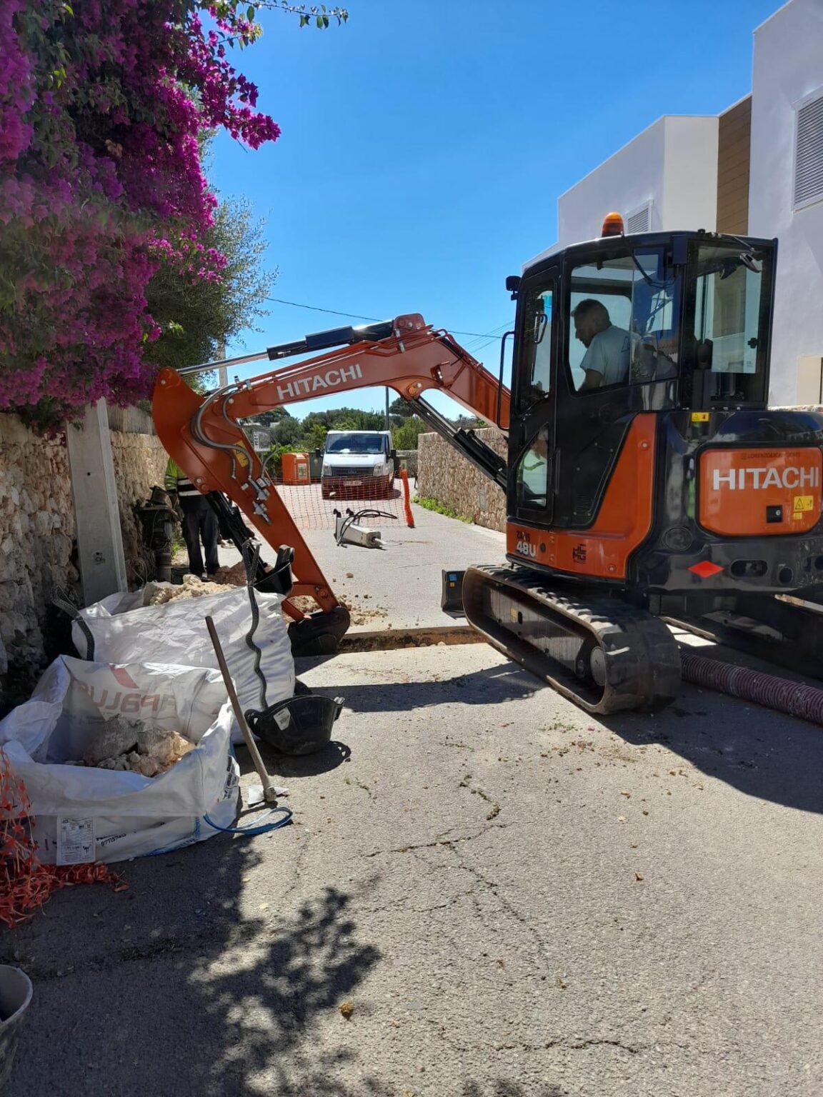 Canalizaciones de fibra óptica y telecomunicaciones en Menorca